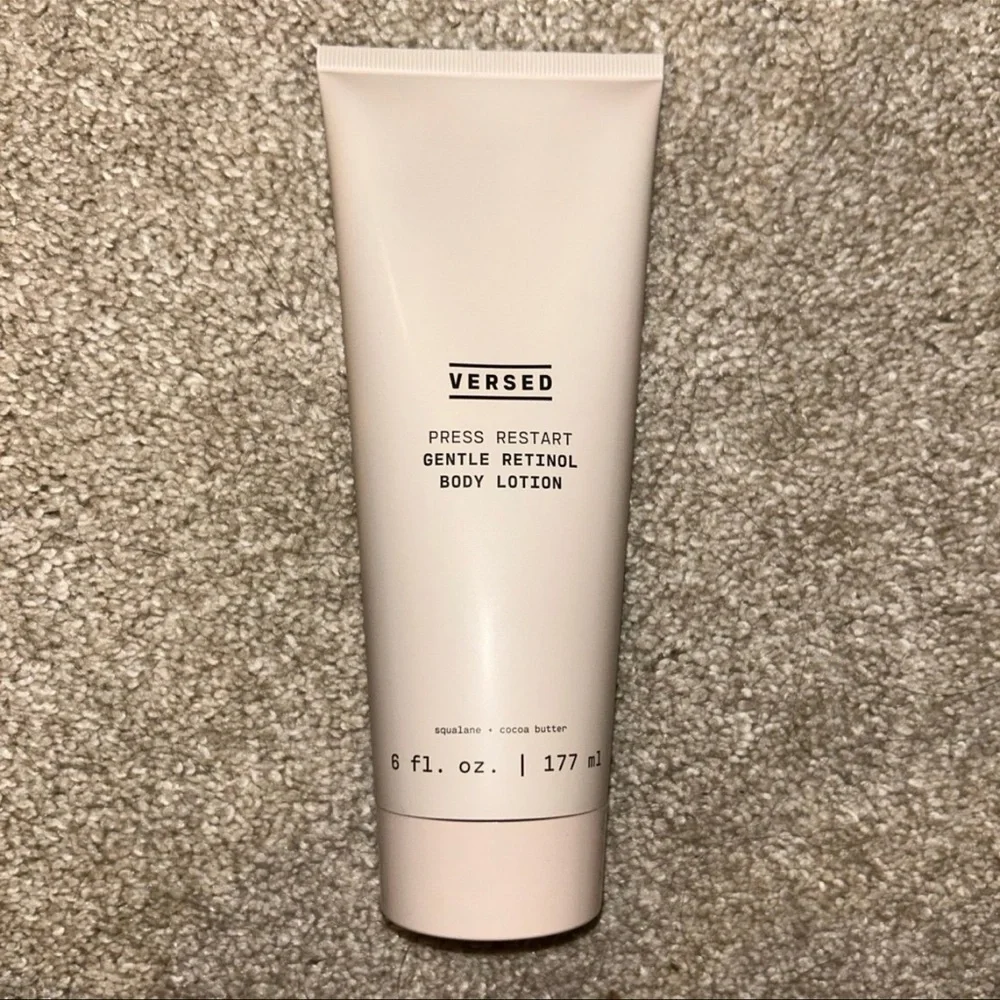 Versed Press Restart Gentle Retinol Body Lotion Squalane Cocoa Butter 6 oz, NWT